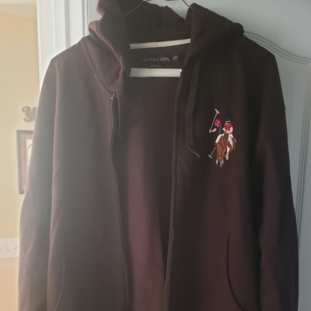 Polo Club Zip Front Hoodie